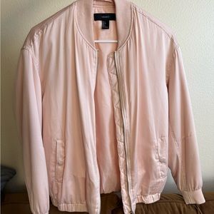 Soft Pink Bomber Jacket